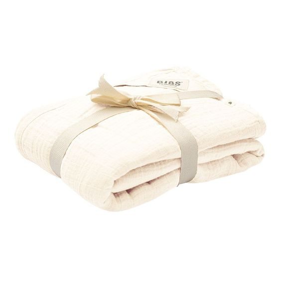 BIBS Mušelínová zavinovačka/osuška BIO bavlna IVORY