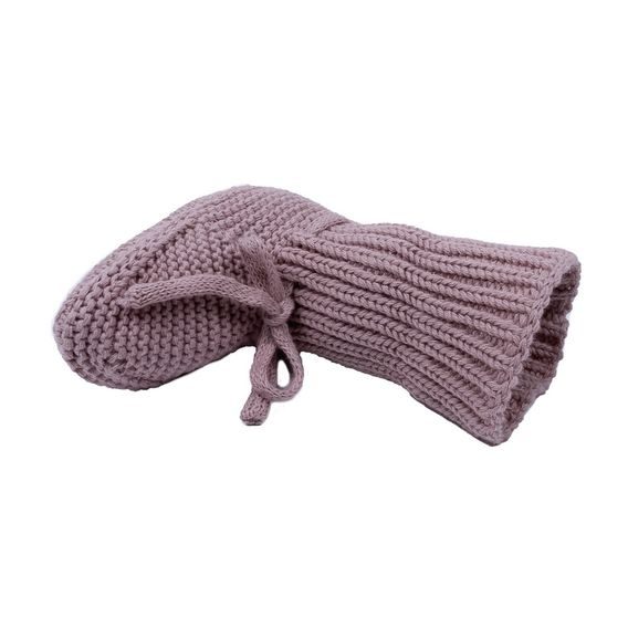 LODGER Capáčky 0-6m Slipper Knit Rose