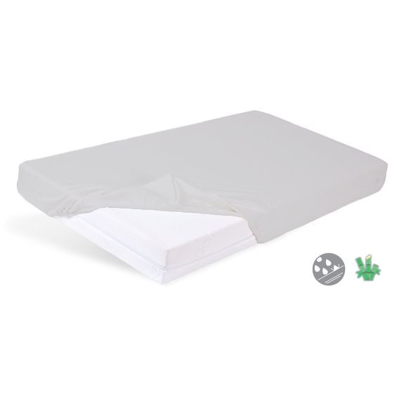 BabyMatex Nepromokavé prostěradlo bambusové 120x60cm ŠEDÉ