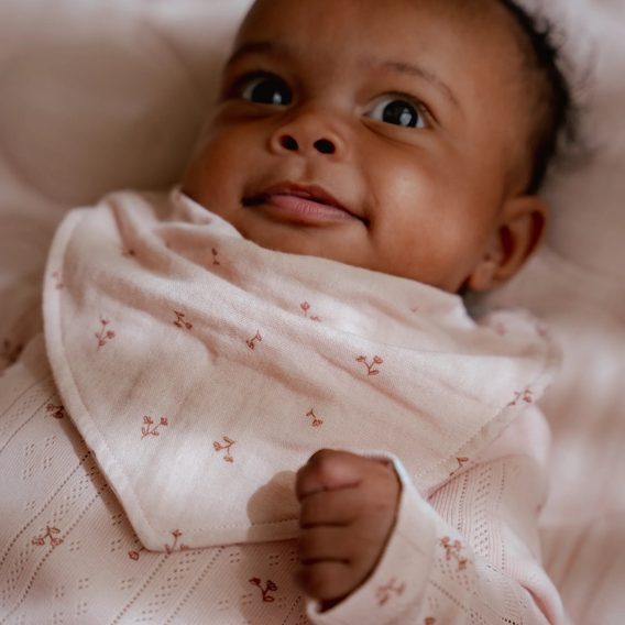 Little Dutch Mušelínový slintáček organic 2ks Pure Blossom