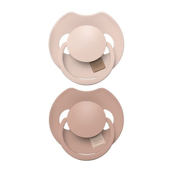 LOVI 2x dudlík silikonový dynamický PRIME 6-18m Nude/Blush