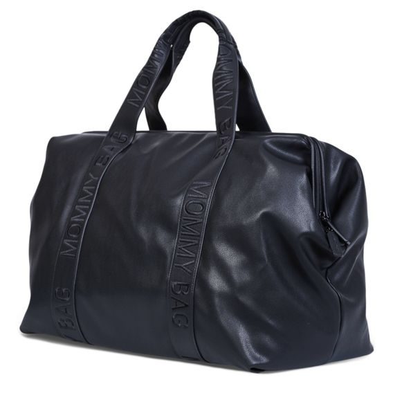 Childhome Přebalovací taška Mommy Bag Signature Vegan Leather Black