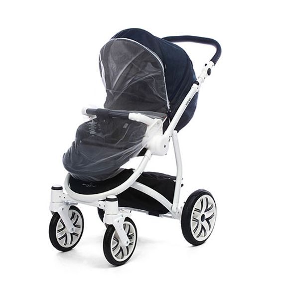 BabyOno Moskytiéra na kočárek univerzální BÍLÁ