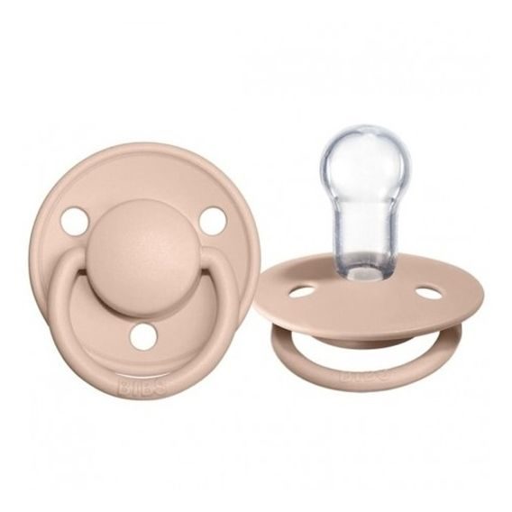 BIBS De Lux Dudlík silikon kulatý OneSize BLUSH