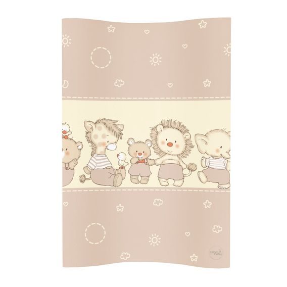 Ceba baby Přebalovací podložka měkká 2-hranná COSY (50x70) Zvířátka