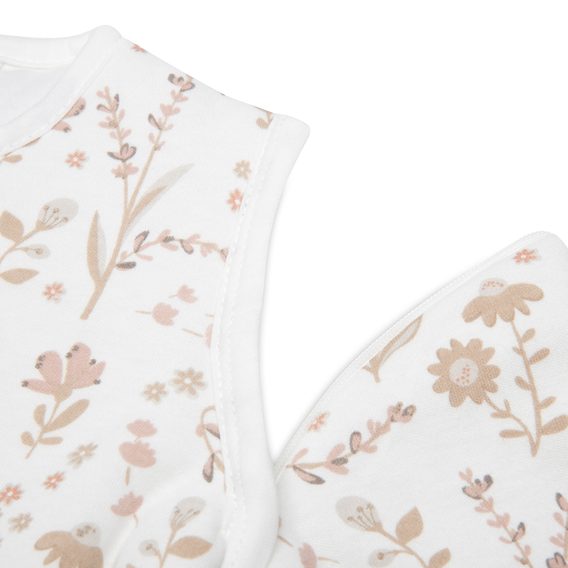 Jollein Spací pytel 2v1 s odepínacími rukávy 3-6m BLOOMY (70cm)