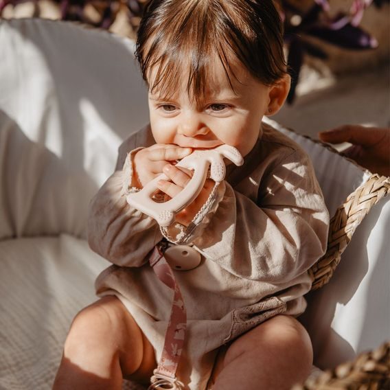 Suavinex Wonderland kousátko 0m+ KRÁLÍČEK KRÉMOVÉ New