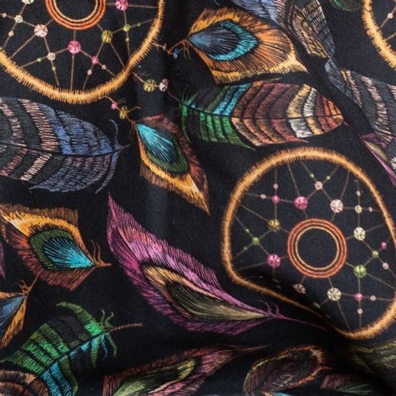 BabyMatex Multifunkční polštář C-Pillow (č.01) LAPAČE SNŮ ČERNÁ