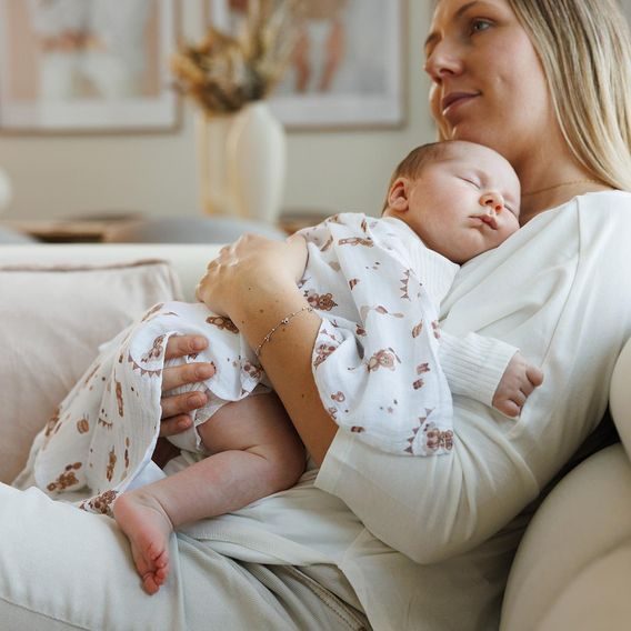 BabyOno Bambusové pleny 3ks HNĚDÁ Medvídci