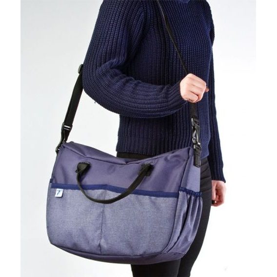 Caretero Taška na kočárek DeLuxe - ČERNO-ŠEDÁ