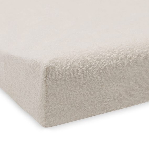 Jollein Potah na přebalovací podložku 2ks froté 50x70 Milky Coffee/Ivory