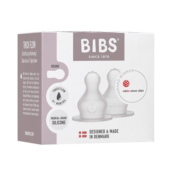 BIBS Savička antikolik silikon 6m+ RYCHLÁ - KAŠE 2ks