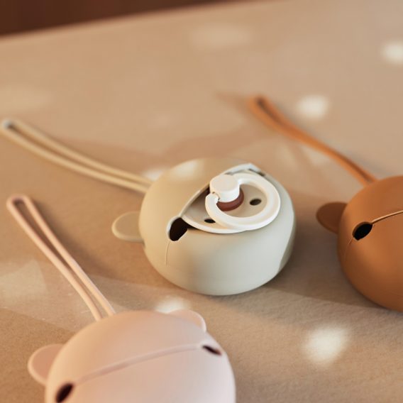 Jollein Silikonové pouzdro na šidítko WILD ROSE