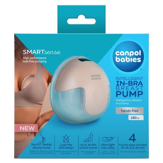 Canpol babies Elektrická odsávačka mateřského mléka do podprsenky SmartSense