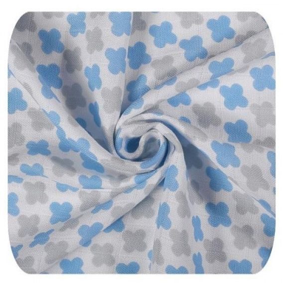 Kikko Bambusové pleny XKKO®BMB 70x70cm Scandinavian BABY BLUE MIX 3ks