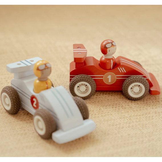 Little Dutch Závodní auta na setrvačník dřevěná