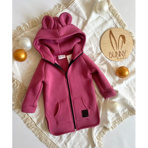 Bunnykids Mikino-kabátek NEW Medvídek Jahodová