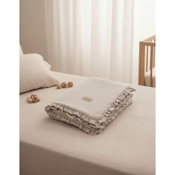 Albero Mio Zateplená mušelínová dětská deka ŠALVĚJOVÁ