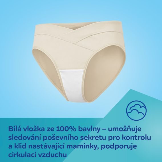 Canpol babies Těhotenské kalhotky s nízkým pasem MumFIT XL 2ks