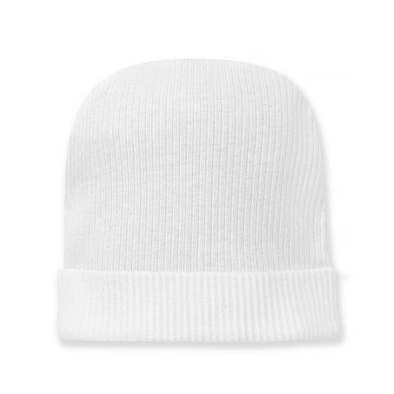 PINOKIO Čepička žebrovaná Lovely Day White
