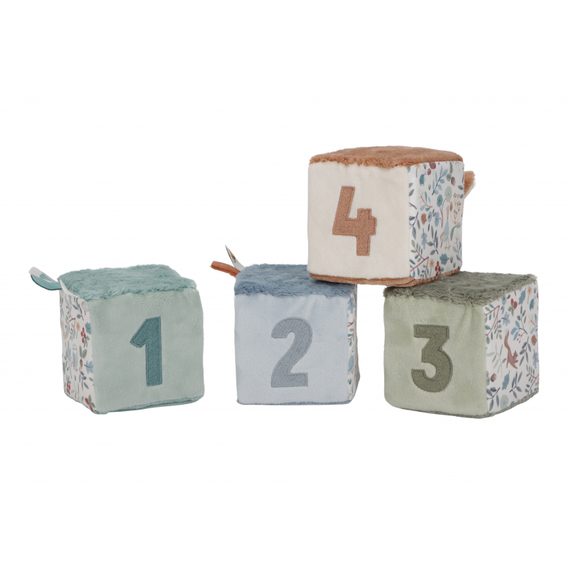 Little Dutch Sada plyšových kostek Forest Friends