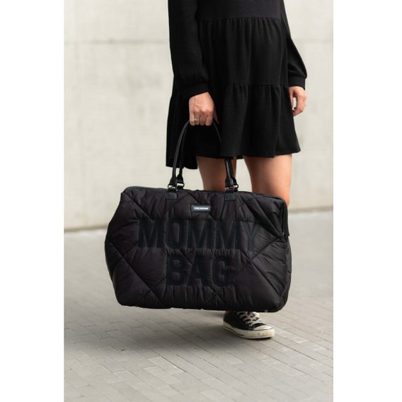 Childhome Přebalovací taška Mommy Bag Puffered Black