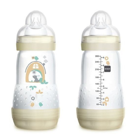 MAM Láhev samosterilizační Anti-Colic 260ml, 2m+ - BÍLÁ