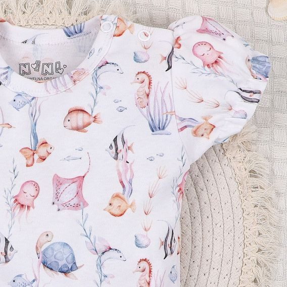 NINI Body krátký rukáv Ocean Girl MOŘSKÁ ZVÍŘÁTKA