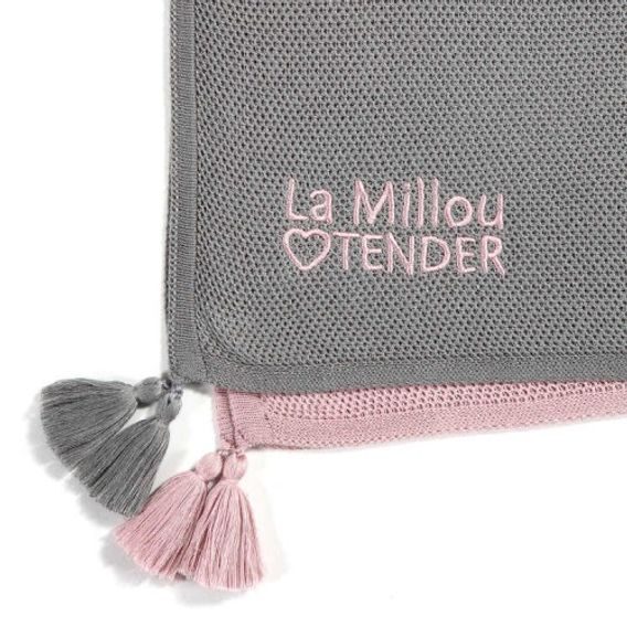 La Millou Letní pletená dečka Bamboo Tender - MARSHMALLOW