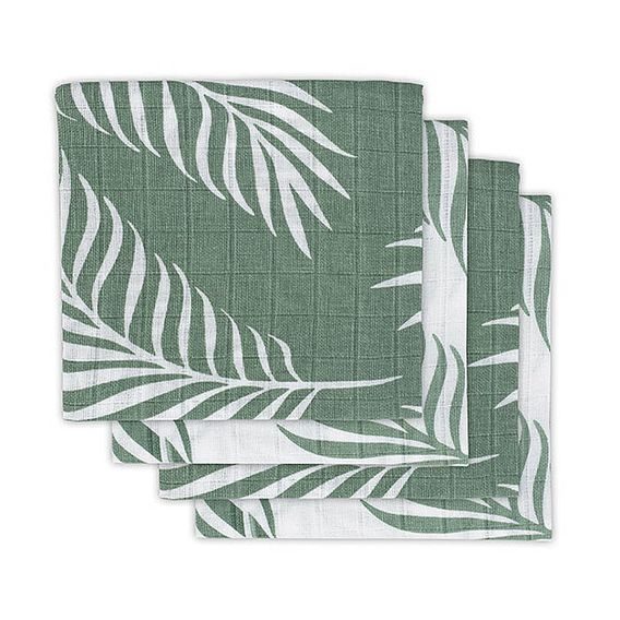 Jollein Pleny 4ks (70x70cm) NATURE ASH GREEN