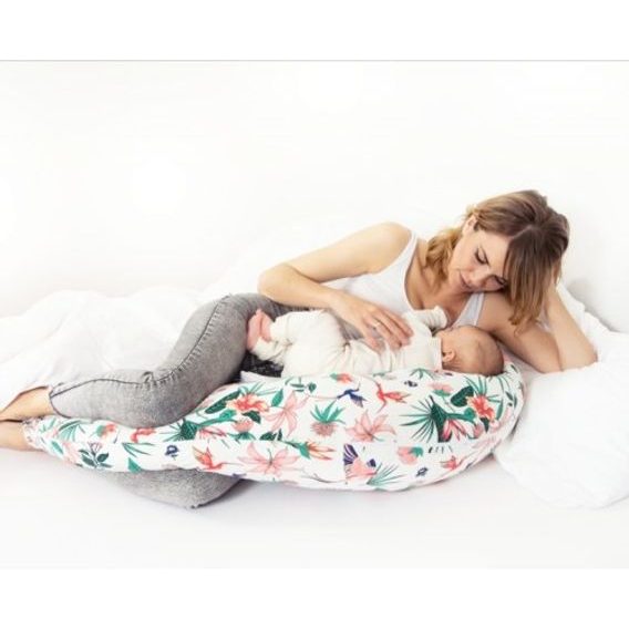 BabyMatex Kojící polštář Moon mušelín (č.12) STARORŮŽOVÁ