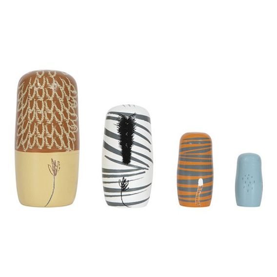 Little Dutch Dřevěné bábušky zvířátka ZOO