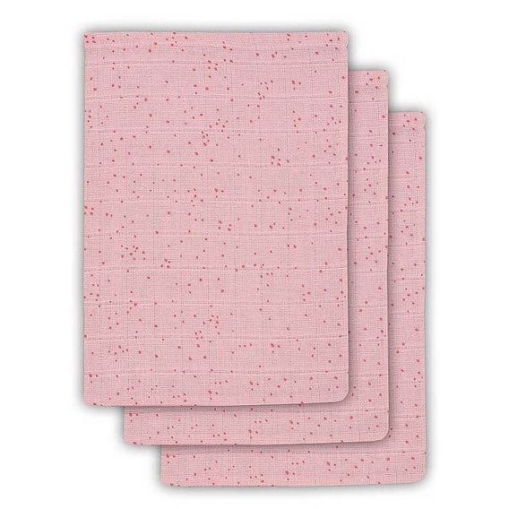 Jollein Žínky 3ks - MINI DOTS BLUSH PINK