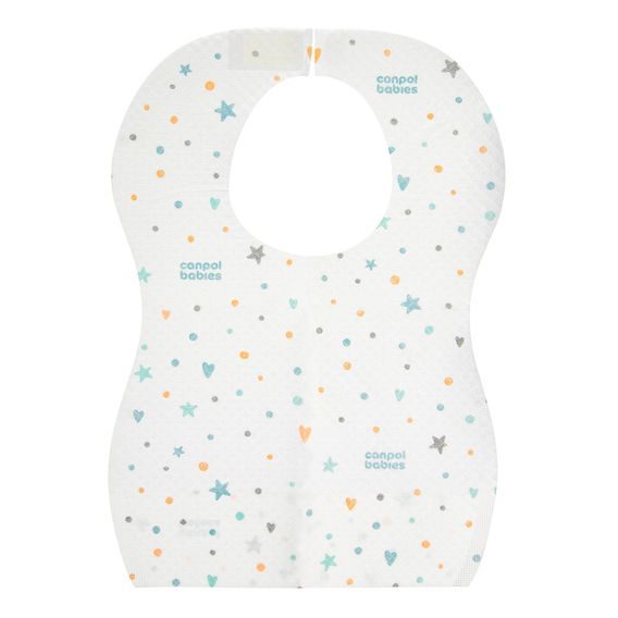 Canpol babies Bryndák voděodolný jednorázový s kapsou 10ks