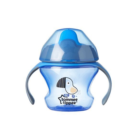 Tommee Tippee Netekoucí hrnek Explora First Cup 150ml, 4m+ - MODRÝ