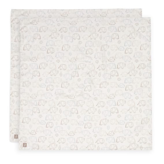 Jollein Osušky 2ks (115x115cm) ELEPHANT TALES