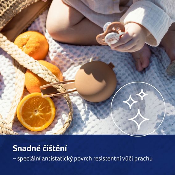 LOVI Silikonové pouzdro na dudlík Nude