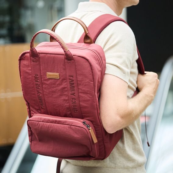 Childhome Přebalovací batoh Family Club Signature Urban Burgundy