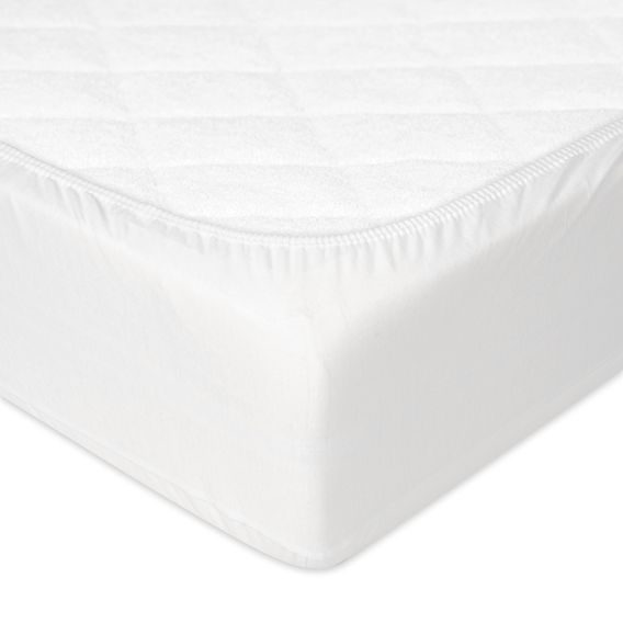 BabyMatex Nepromokavé prostěradlo bambusové 120x60cm BÍLÉ