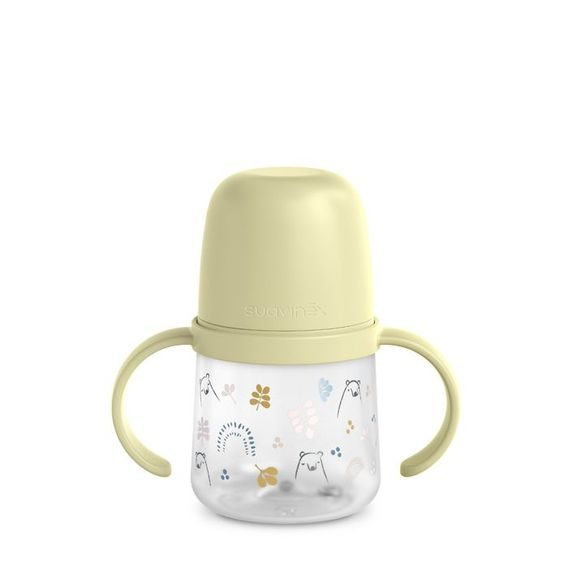 Suavinex BEAR 1.láhev s oušky 150ml ZELENÁ