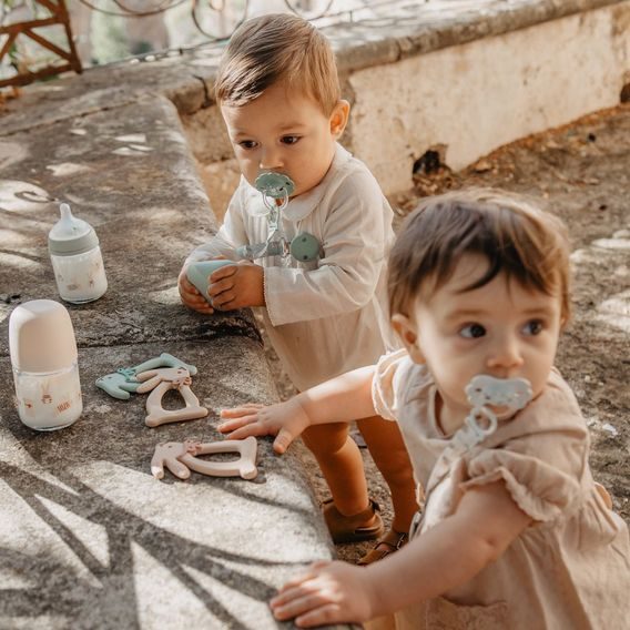 Suavinex Wonderland kousátko 0m+ KRÁLÍČEK KRÉMOVÉ New