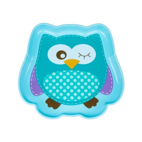 Akuku Plastový talíř SOVIČKA