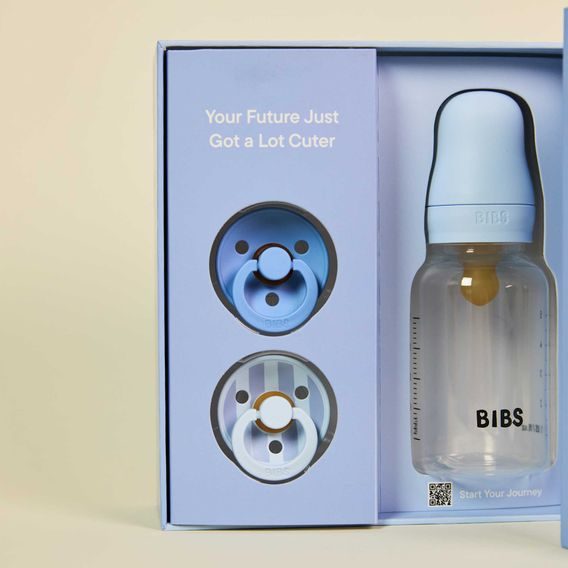 BIBS Sprinkle dárkový set BABY BLUE