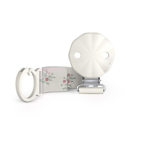 Suavinex Poetry Klip na dudlík se stuhou RŮŽOVÝ