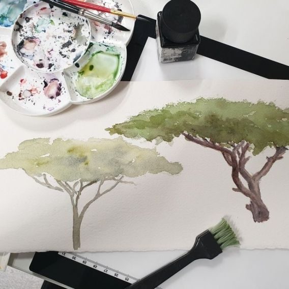 Makaszka Bambusové kraťásky bloomers SAVANNA