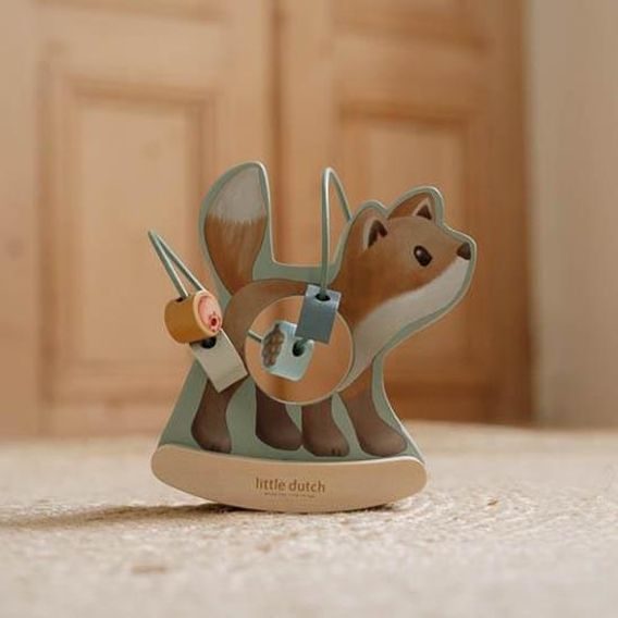 Little Dutch Liška se spirálou dřevěná Forest Friends