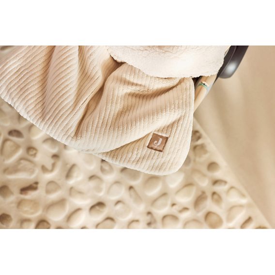 Jollein Fusak do autosedačky Cloudy Rib OATMEAL