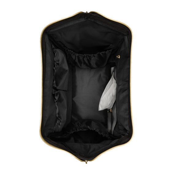 KikkaBoo Přebalovací batoh Siena Black & Gold