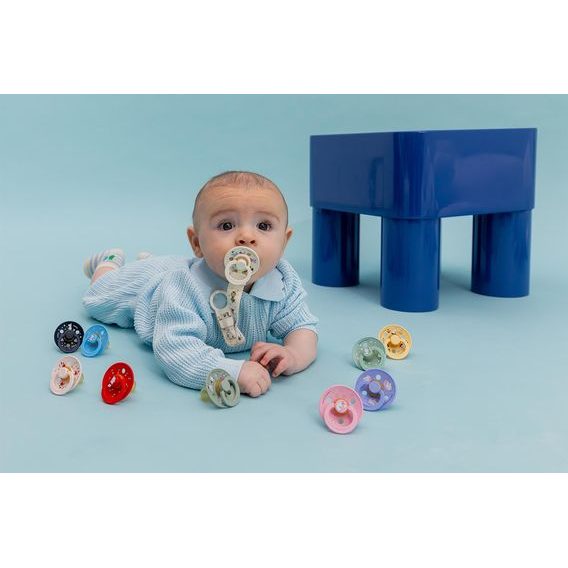 BIBS Moomin Dudlíky kaučuk kulaté 0-6m 2ks Dreaming Baby Pink Mix