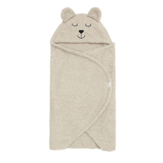 Jollein Zavinovačka do autosedačky medvídek Boucle Olive Green